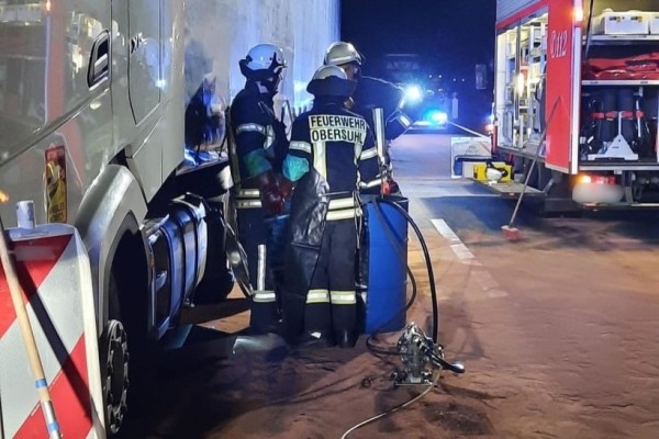 В Германии из фуры белоруса вытекло 200 литров топлива — общий причиненный ущерб составил около 40 тысяч евро